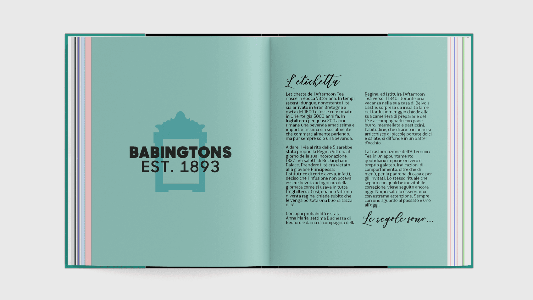 Intro Section of Babingtons recipe book